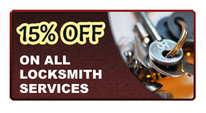 15% off on all locksmith services